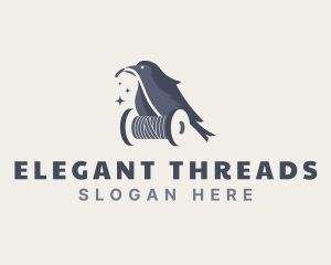 Bird Thread Sewing logo design