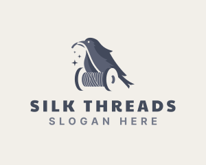 Bird Thread Sewing logo design