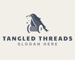 Bird Thread Sewing logo design