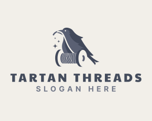 Bird Thread Sewing logo design