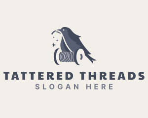 Bird Thread Sewing logo design