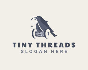 Bird Thread Sewing logo design