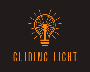 Electrical Light Bulb logo design