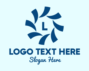 Organization - Blue Organization Lettermark logo design