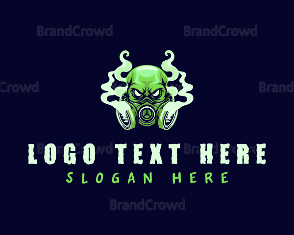 Gas Mask Toxic Logo