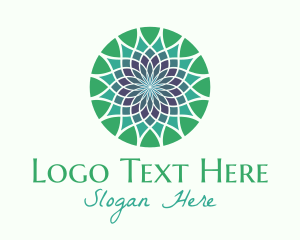 Floral - Flower Stained Glass logo design