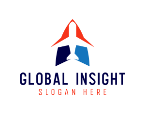 Pilot - Shipping Logistics Airplane logo design