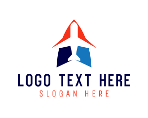 Pilot - Shipping Logistics Airplane logo design