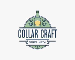 Beer Bottle Bar logo design