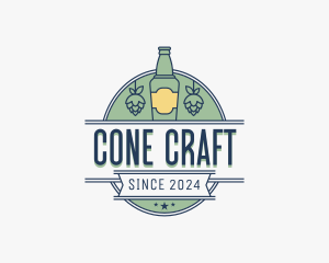 Beer Bottle Bar logo design