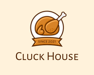 Chicken - Rotisserie Roast Chicken BBQ logo design