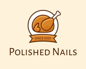 Rotisserie Roast Chicken BBQ logo design