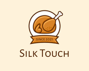 Rotisserie Roast Chicken BBQ logo design