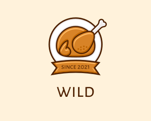 Marketplace - Rotisserie Roast Chicken BBQ logo design