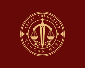 Sword Judicial Court logo design