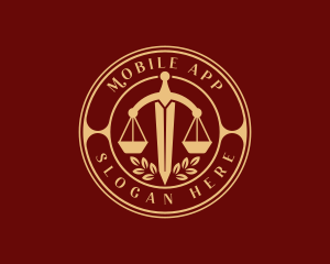 Court - Sword Judicial Court logo design