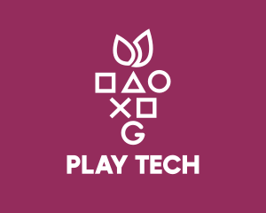 Gamepad - Gaming Symbols Berry logo design