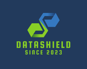 Data - Digital Letter S Tech logo design
