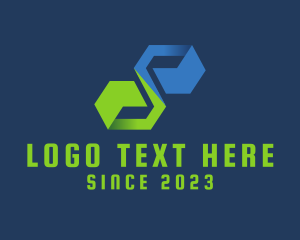 Network - Digital Letter S Tech logo design
