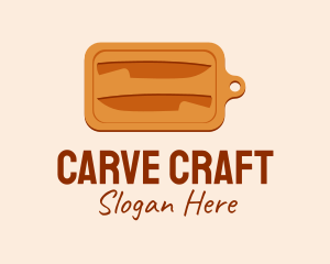 Carved Chopping Board logo design