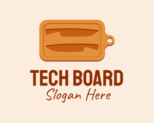 Carved Chopping Board logo design