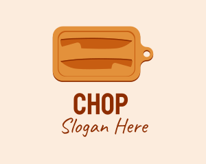 Carved Chopping Board logo design