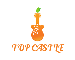 Green Orange - Orange Juice Music logo design