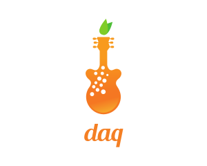 Orange Instrument - Orange Juice Music logo design