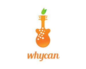 Music - Orange Juice Music logo design