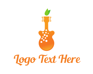 Vitality - Orange Juice Music logo design