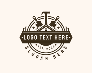 Hammer - Hammer Construction Builder logo design