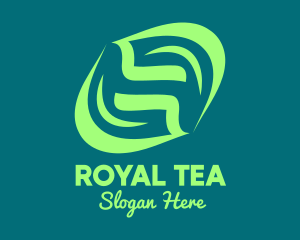 Green Tea Leaves logo design