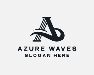 Swoosh Wave Resort  logo design