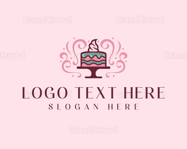 Dessert Cake Bakery Logo