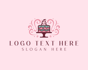 Dessert Cake Bakery Logo