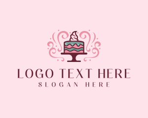 Dessert Cake Bakery Logo