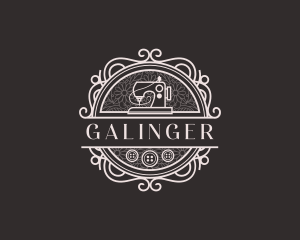 Tailor Sewing Machine Logo