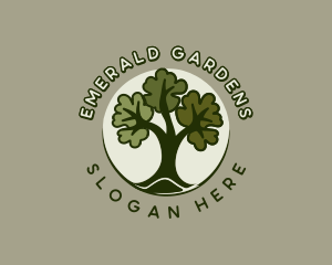 Tree Landscaping Garden logo design