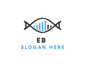 Education - Genetic Sequence Graph logo design