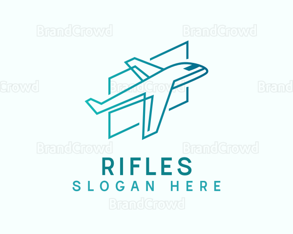 Airplane Travel Flight Logo