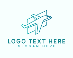 Airplane Travel Flight Logo