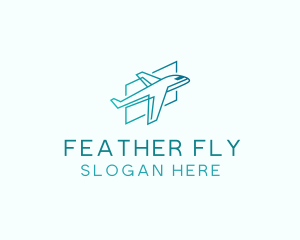 Airplane Travel Flight logo design