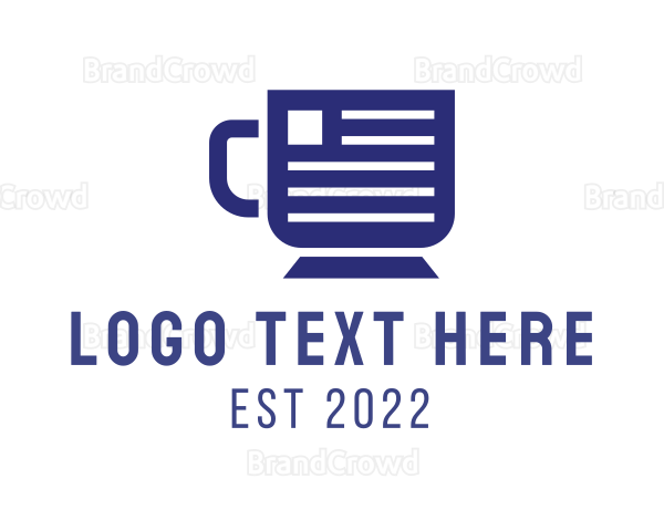 Coffee Mug Document Logo