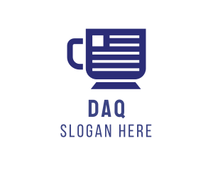 Coffee Mug Document Logo