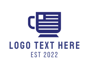Cappuccino - Coffee Mug Document logo design