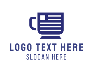 Coffee Mug Document Logo