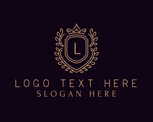 Organization - Royal Wreath Shield logo design