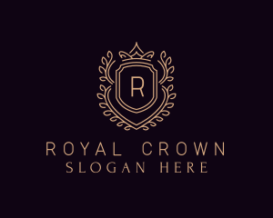 Royal Wreath Shield  logo design