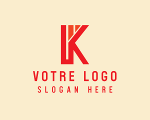 Statistic - Generic Professional Letter K logo design