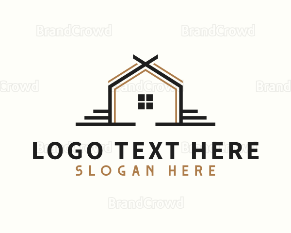 House Contractor Realtor Logo